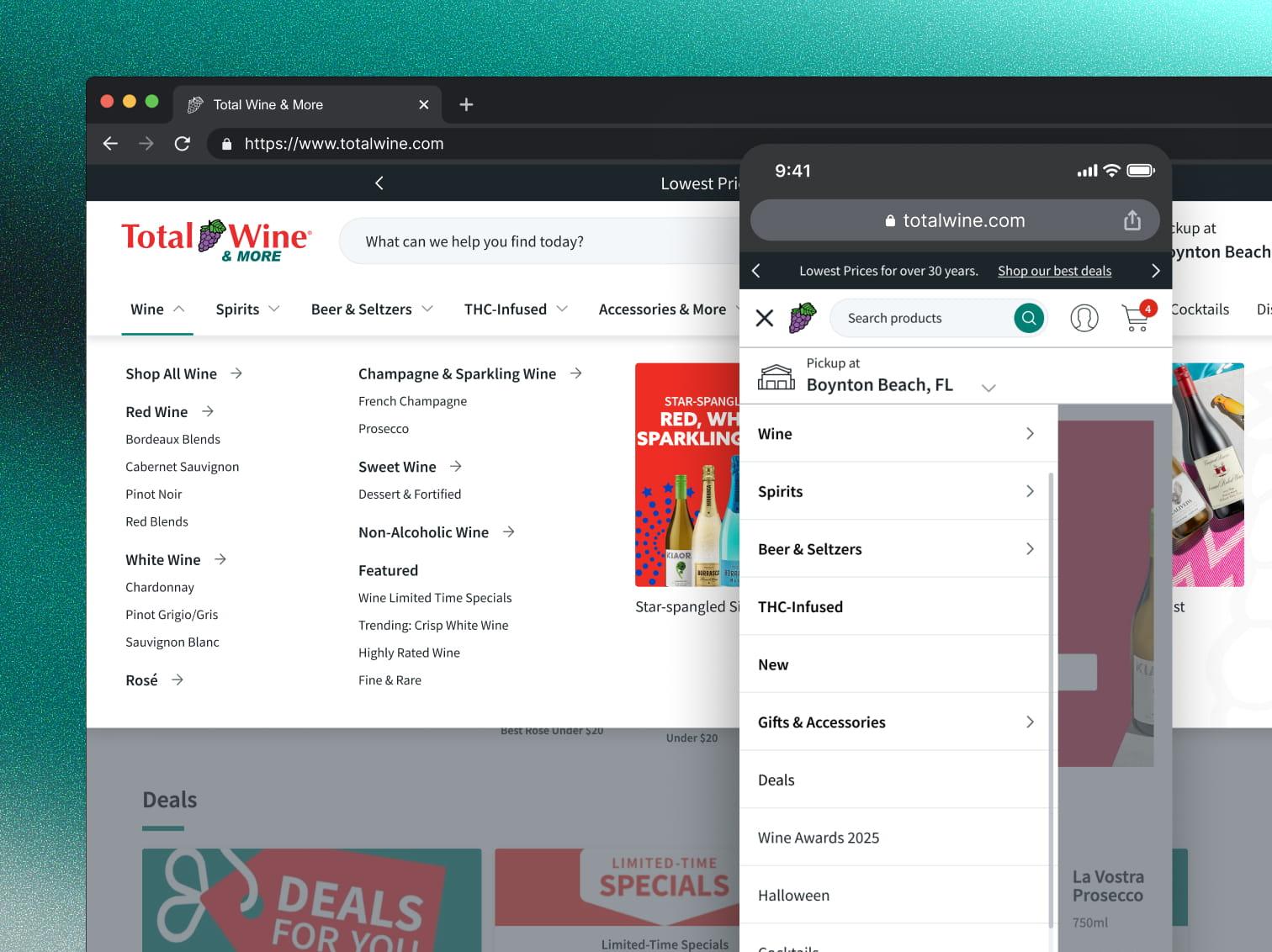 eCom — Header / Navigation 2.0